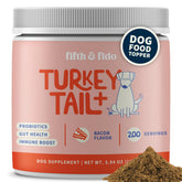 Fifth & Fido turkey tail dog supplement bottle for immune support