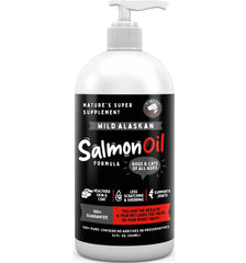 Finest For Pets Wild Alaskan Omega-3 blend bottle pour supports joints and coat health.
