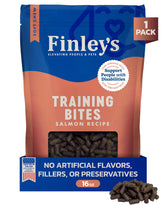 Finley's Training Bites puppy reward closeup; soft texture for gentle training sessions.