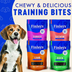 Finley's Training Treats low-calorie rewards help training without extra calories