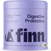 Finn Digestive Probiotics for Dogs bottle front supports gut balance and easy feeding