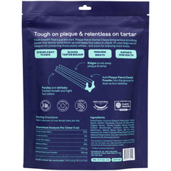 Finn Plaque Patrol dental chews close-up texture with crunchy bite appeal