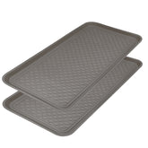 Finorder multi-purpose boot trays set, side view, catching mud and snow.
