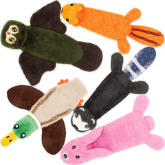 FIREOR dog squeak toy bundle no stuffing for interactive play and chews