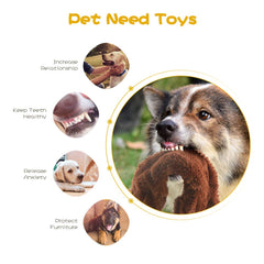 FireOr plush no-stuffing dog toys offer safe, mess-free fun.