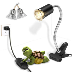 Fischuel Reptile Heat Lamp basking-spot warmth for daytime reptile comfort.