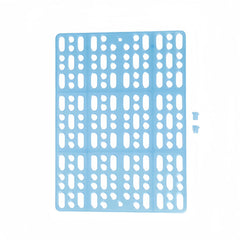 FISDEN rabbit cage mat white highlights cleanliness and durable floor protection.