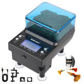 Fishkeeper automatic feeder front view showing compact design for easy daily use