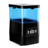 Fishkeeper automatic feeder for pond outdoor setup with weather-ready design.