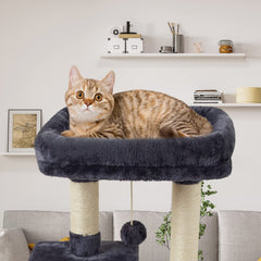 FISH&NAP platforms give airy perches for lounging and watching.