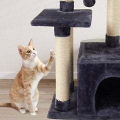 FISH&NAP natural sisal posts invite satisfying scratching.