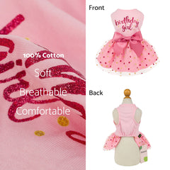 Fitwarm pink bow knot dress detail adds a charming party-ready touch.