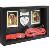 FITWOWFIT dog memorial frame with a 13-inch shadow box for keepsakes and photos.