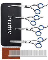 Fiurfiy 6-in-1 dog grooming scissors kit for versatile at-home grooming precision.