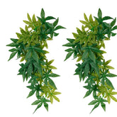 FiveBulβl reptile plants green silk vine for natural terrarium decor and hiding spots.