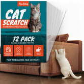 FixZilla anti-cat-scratch furniture protector 12-pack shields upholstery from claw marks while remaining discreet.