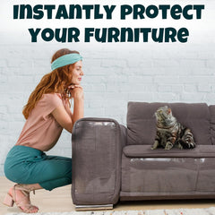 FixZilla clear durable scratch deterrent keeps furniture looking like new.