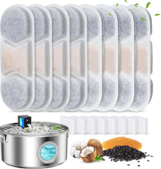 FIYOVA wireless dog water fountain setup for quick assembly and easy daily use.