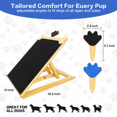 FL Falatier angled surface scratch board guides natural paw motion for even wear