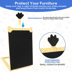 FL Falatier mini handheld scratch pad for back paws and on-the-go care