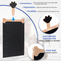 FL Falatier dual-grit sandpaper strip for initial filing and edge refinement.