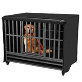 Flashine 48-inch dog crate cover front view for a snug, private space