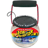 Flat River Group Dry Branch Beach Aquarium with a sturdy handle grip for easy transport on the sand