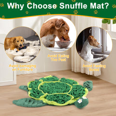 FLERDMAU Snuffle Mat promotes slow feeding and mindful eating for dogs