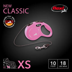 FLEXI Classic XS Pink Leash three-finger grip for comfortable control