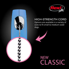 FLEXI New Classic cord leash with high-strength cord for reliable control.