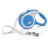 FLEXI New Comfort Tape Leash blue 16ft for small dogs.