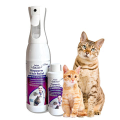 FlexTran Feline Ring Care spray 32oz bottle for convenient pet skin care.