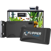 FL!PPER Cleaner Float in front view showing dual-sided cleaning for glass tanks.