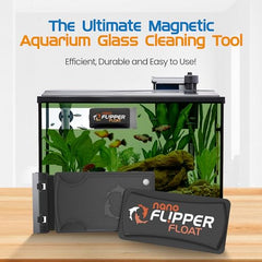 FL!PPER Flipper Cleaner Float floats at surface for easy tank cleaning