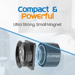 FL!PPER Pico magnetic handle enables hands-free cleaning