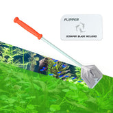 FL!PPER Platinum scraper on glass edge for smooth, streak-free cleaning