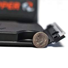 Flipper Standard blade design helps minimize scratches on glass surfaces.