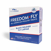 Packaging box of FLOCKLEADER Freedom Fly highlighting USA sourcing.