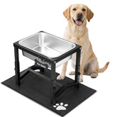 Flodomix elevated dog water bowl stand supports comfortable drinking for large dogs.