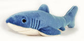 Fluff & Tuff Tank the Shark toy front view, durable plush for safe play.