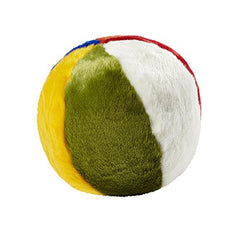Fluff & Tuff Beach Ball with embroidered eyes for safe supervised playtime.