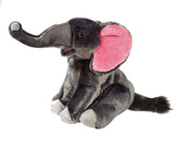 Fluff and Tuff Edsel Elephant, 11-inch height, ideal for cuddles and interactive play.