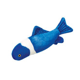 Fluff & Tuff Gil The Koi 20-inch plush toy with dual squeakers for lively play.