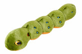 Fluff & Tuff Katie Caterpillar 18-inch plush toy for supervised play and cuddling.