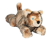 Fluff & Tuff Lobo Wolf Pup close-up eyes inviting cuddle and playful moments
