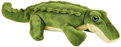 Savannah Baby Gator toy view showing 7-inch length for tugging and play