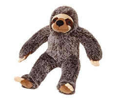 Fluff & Tuff Sonny Sloth dog toy for gentle play and post play cuddles