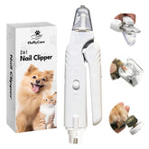 FluffyCare 2-in-1 nail clippers dual-head close-up for precise trimming at home.