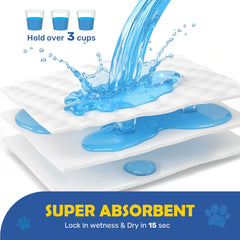 FluffyDream training pad built-in attractant guides pets toward the pad.