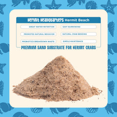 Fluker's coconut fiber enhanced sand promoting water retention in tanks
